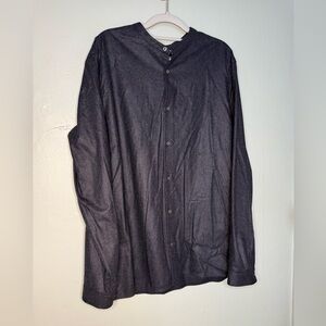 NWT COS navy blue buttons down mens shirt